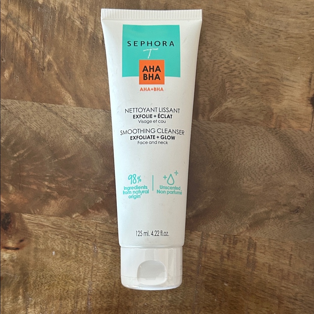 Sephora AHA + BHA Smoothing Cleanser